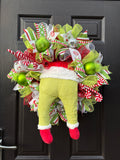 Deluxe 60cm Grinch Wreath