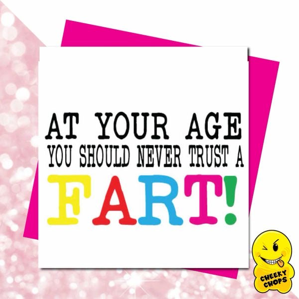 Never trust a fart card