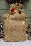 Natural Jute Christmas Sack