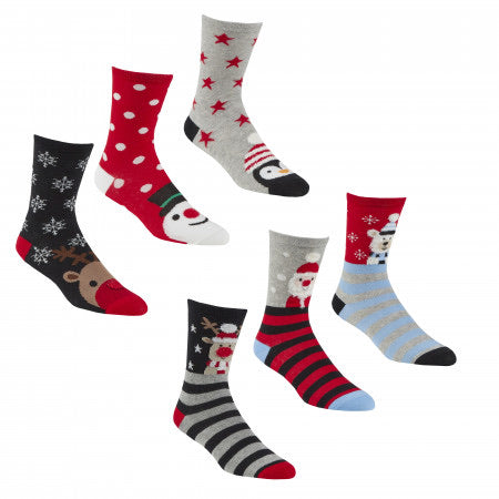 Festive Socks 3pk