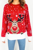 Red Reindeer Christmas Jumper