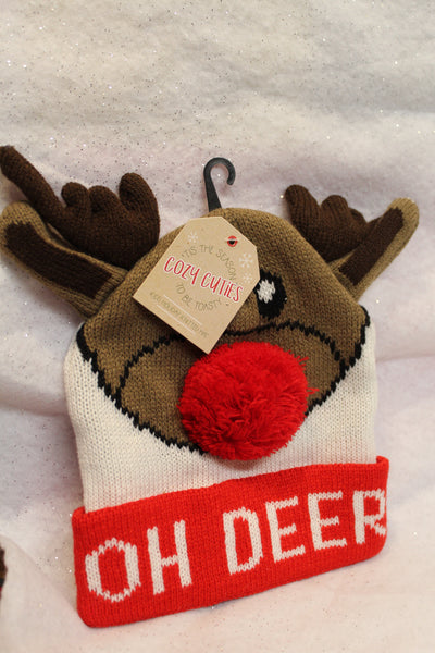 Toddler Knitted Christmas Hat