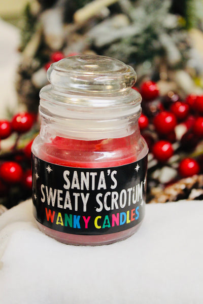 Santas Sweaty Scrotum Candle