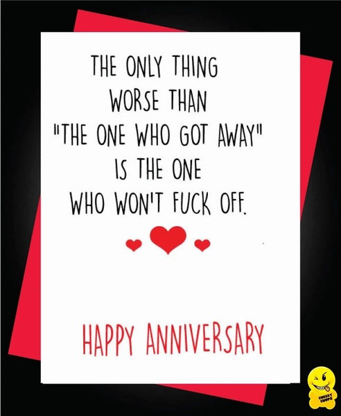 The one who won’t fuck off card