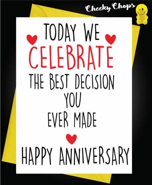 Anniversary Best Decision