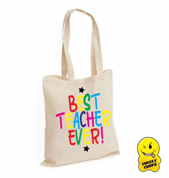 Best Teacher Tote Bag