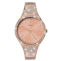 Seksy Rose Gold Plated Bracelet Watch